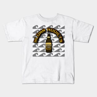 Aloha Addicts Beer Bottles Kids T-Shirt